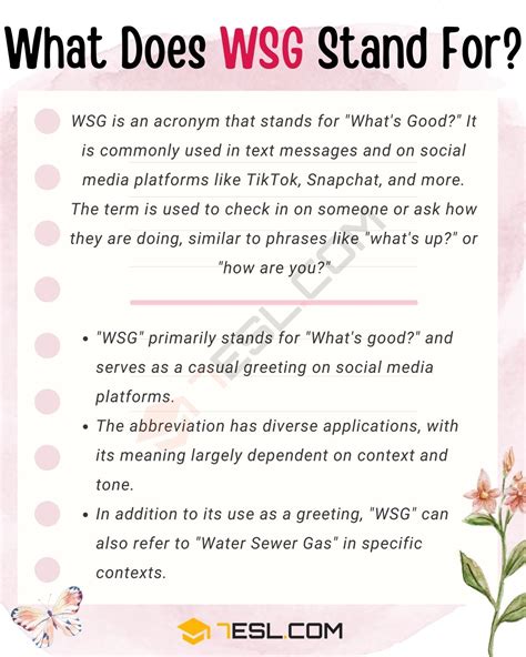 what does wsg mean from a guy|WSG Meaning in Text: Understanding the Social Media Acronym